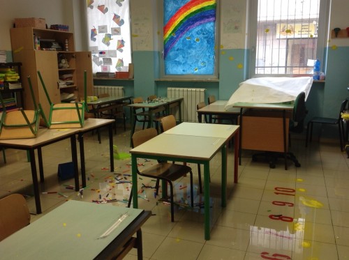Ancora vandali nella scuola Fanny De Blasio a Montesilvano